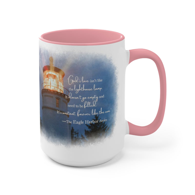 "God's Love" Mug: Eagle Harbor Edition, 15oz