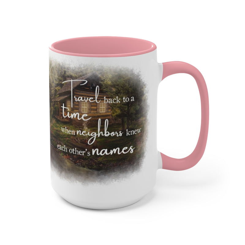 "Neighbors" Mug: Eagle Harbor Cabin Edition, 15oz