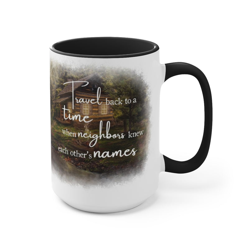 "Neighbors" Mug: Eagle Harbor Cabin Edition, 15oz