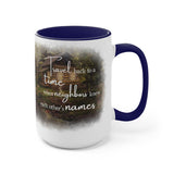 "Neighbors" Mug: Eagle Harbor Cabin Edition, 15oz