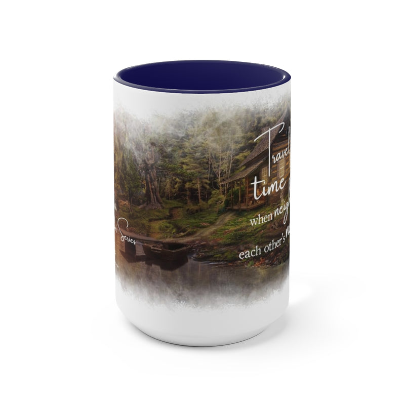 "Neighbors" Mug: Eagle Harbor Cabin Edition, 15oz