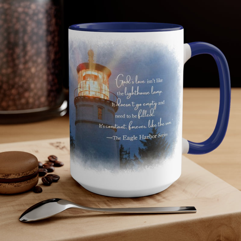 "God's Love" Mug: Eagle Harbor Edition, 15oz